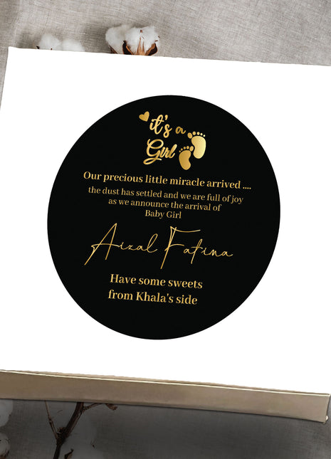 Baby Birth Announcement Boxes in Pakistan | Customized Methai & Sweet Boxes – Lowest Price