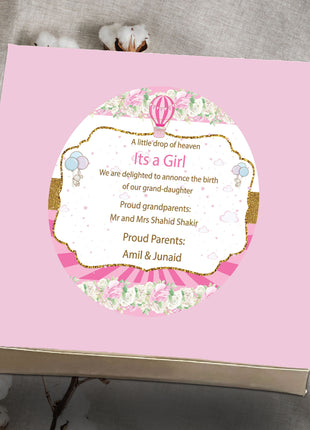 Baby Birth Announcement Boxes in Pakistan | Customized Methai & Sweet Boxes – Lowest Price