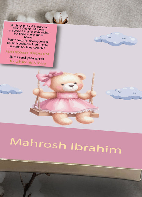 Baby Birth Announcement Boxes in Pakistan | Customized Methai & Sweet Boxes – Lowest Price