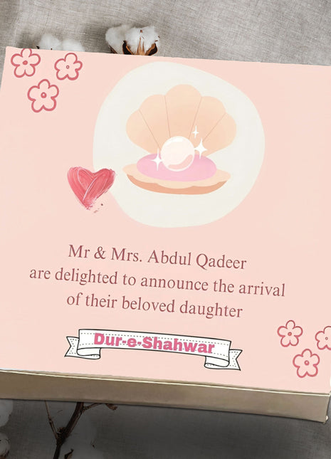 Baby Birth Announcement Boxes in Pakistan | Customized Methai & Sweet Boxes – Lowest Price
