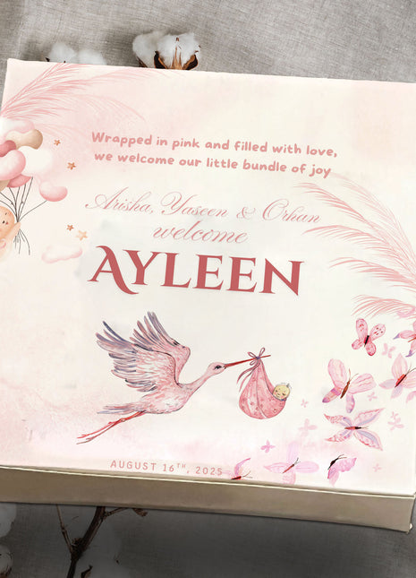 Baby Birth Announcement Boxes in Pakistan | Customized Methai & Sweet Boxes – Lowest Price