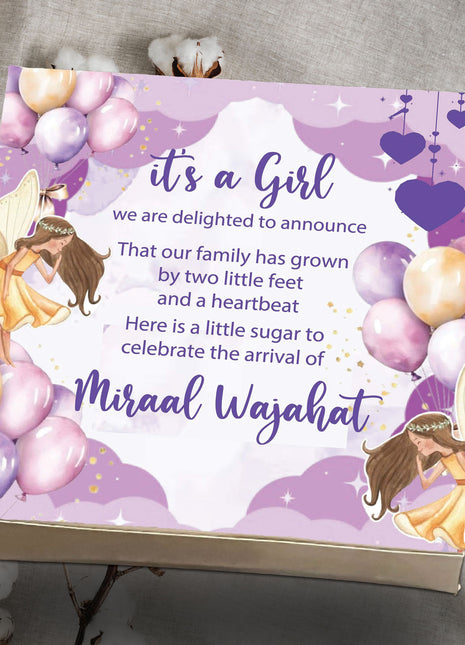 Baby Birth Announcement Boxes in Pakistan | Customized Methai & Sweet Boxes – Lowest Price