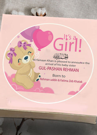Baby Birth Announcement Boxes in Pakistan | Customized Methai & Sweet Boxes – Lowest Price