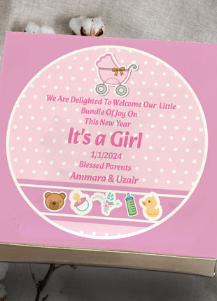 Baby Birth Announcement Boxes in Pakistan | Customized Methai & Sweet Boxes – Lowest Price