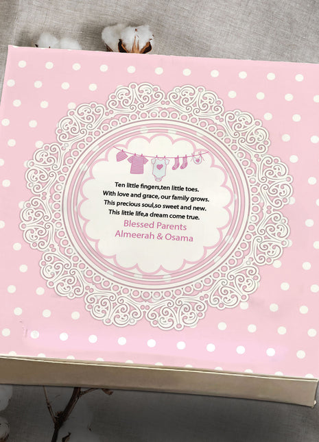 Baby Birth Announcement Boxes in Pakistan | Customized Methai & Sweet Boxes – Lowest Price