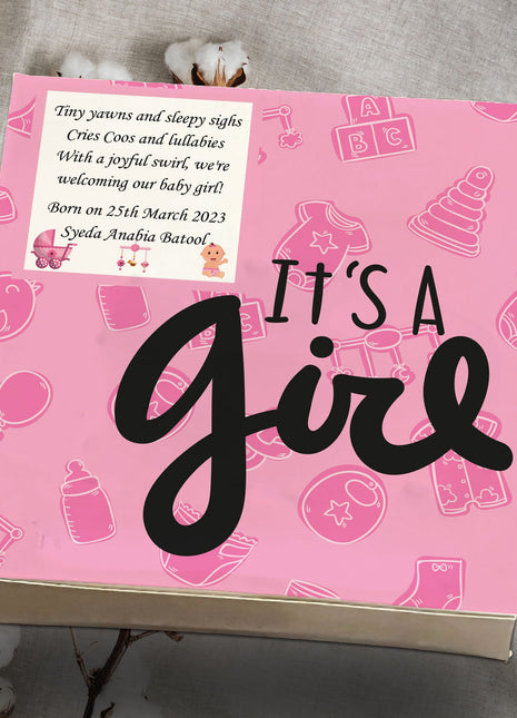 Baby Birth Announcement Boxes in Pakistan | Customized Methai & Sweet Boxes – Lowest Price