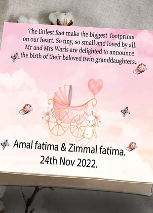 Baby Birth Announcement Boxes in Pakistan | Customized Methai & Sweet Boxes – Lowest Price
