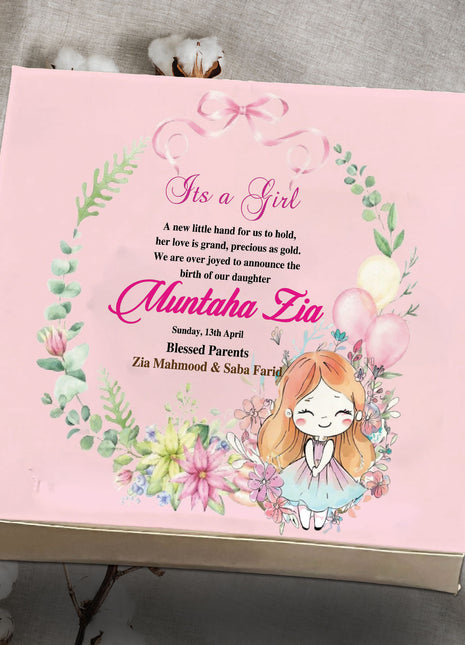 Baby Birth Announcement Boxes in Pakistan | Customized Methai & Sweet Boxes – Lowest Price