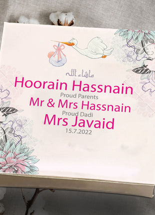 Baby Birth Announcement Boxes in Pakistan | Customized Methai & Sweet Boxes – Lowest Price