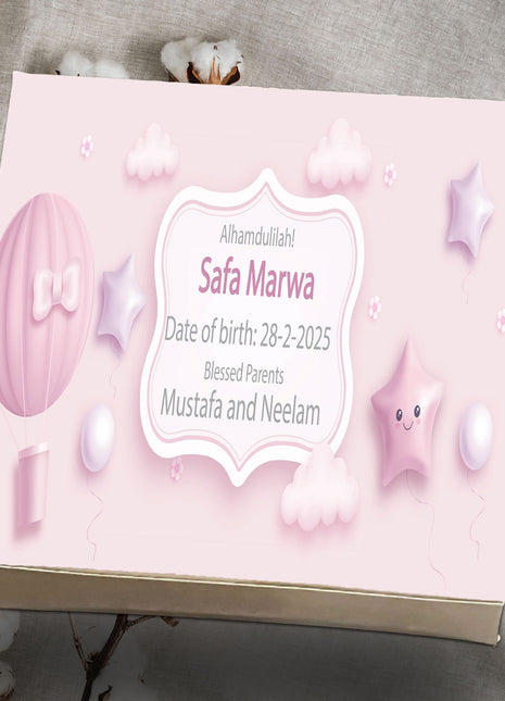 Baby Birth Announcement Boxes in Pakistan | Customized Methai & Sweet Boxes – Lowest Price