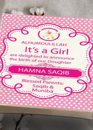 Baby Birth Announcement Boxes in Pakistan | Customized Methai & Sweet Boxes – Lowest Price