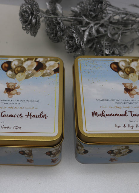 Customized Tin Bid Boxes in Pakistan – Affordable Wedding & Nikkah Gift Packaging | Printasy Pakistan