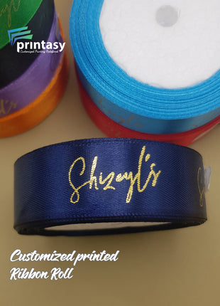 Customized Ribbon Roll Printing in Pakistan -