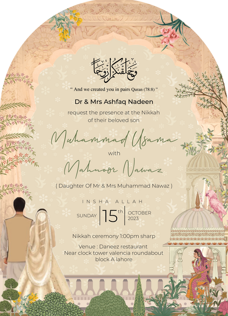 Customized Wedding Cards