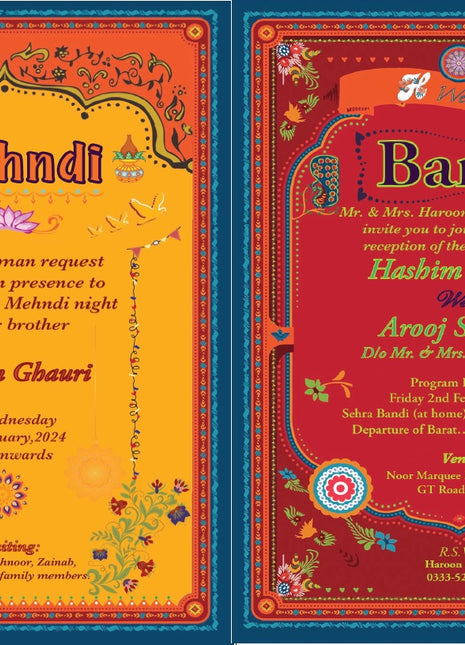 Customized Wedding Cards