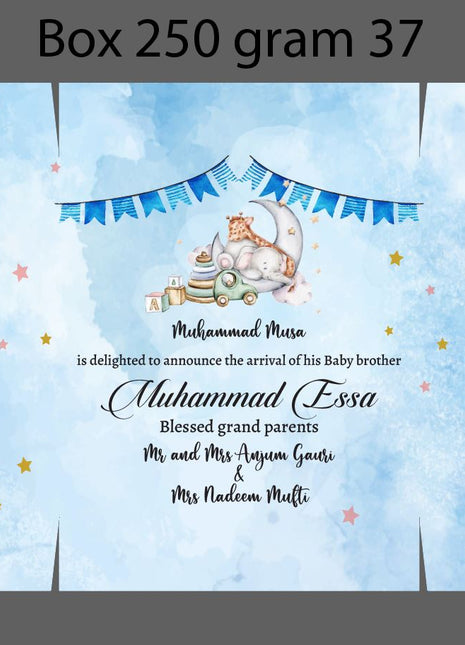 Baby Birth Announcement Boxes in Pakistan | Customized Methai & Sweet Boxes – Lowest Price