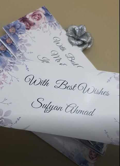 Customized Wedding Money Envelope