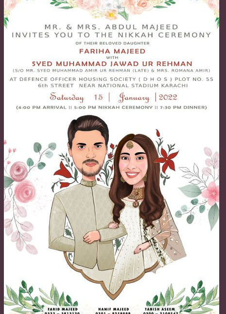 Customized Wedding Cards