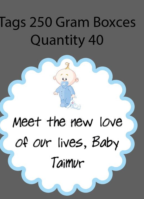 Baby Birth Announcement Boxes in Pakistan | Customized Methai & Sweet Boxes – Lowest Price