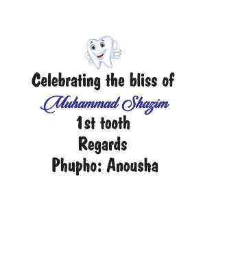 Customized First Tooth Laser Cut Boxes – Special Designs for Memorable Celebrations in Pakistan