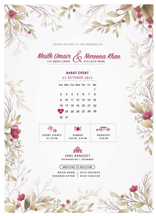 Customized Wedding Cards