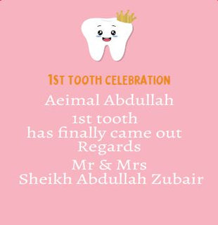 Customized First Tooth Laser Cut Boxes – Special Designs for Memorable Celebrations in Pakistan