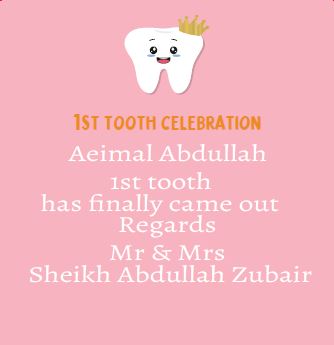 Customized First Tooth Laser Cut Boxes – Special Designs for Memorable Celebrations in Pakistan