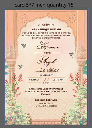 Customized Wedding Cards