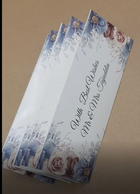 Customized Wedding Money Envelope