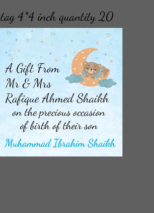 Baby Birth Announcement Boxes in Pakistan | Customized Methai & Sweet Boxes – Lowest Price