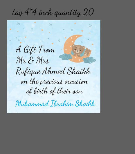 Baby Birth Announcement Boxes in Pakistan | Customized Methai & Sweet Boxes – Lowest Price