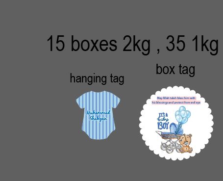 Baby Birth Announcement Boxes in Pakistan | Customized Methai & Sweet Boxes – Lowest Price