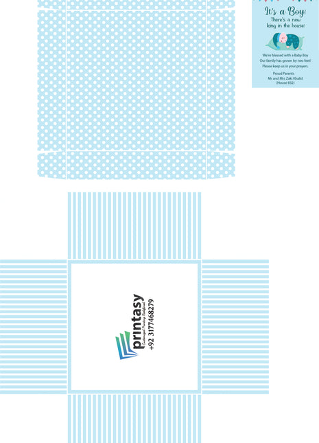 Baby Birth Announcement Boxes in Pakistan | Customized Methai & Sweet Boxes – Lowest Price