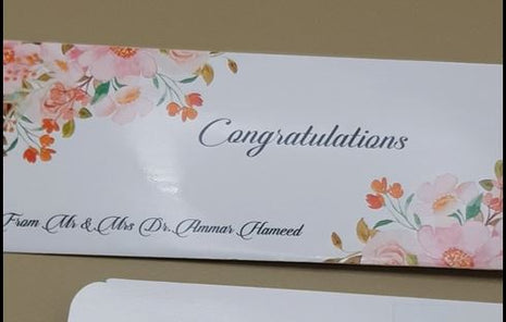 Customized Wedding Money Envelope