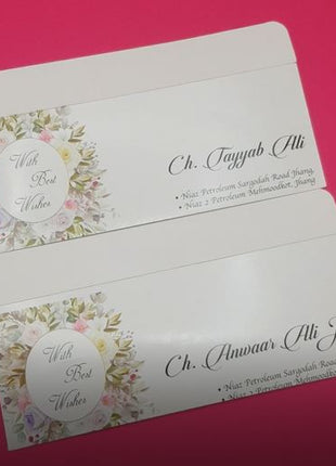 Customized Wedding Money Envelope