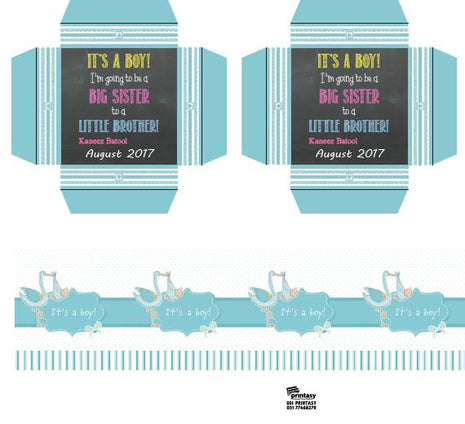 Baby Birth Announcement Boxes in Pakistan | Customized Methai & Sweet Boxes – Lowest Price