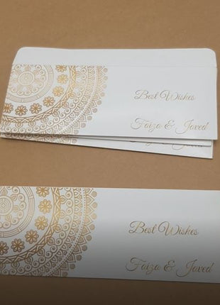 Customized Wedding Money Envelope