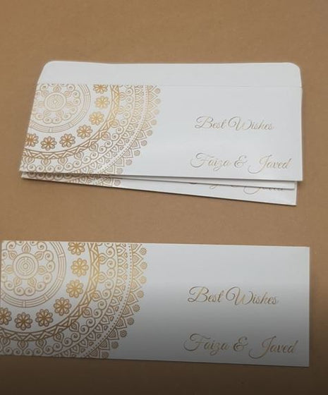 Customized Wedding Money Envelope