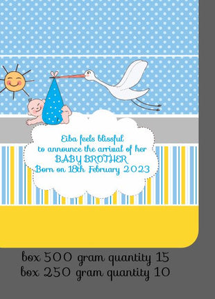 Baby Birth Announcement Boxes in Pakistan | Customized Methai & Sweet Boxes – Lowest Price