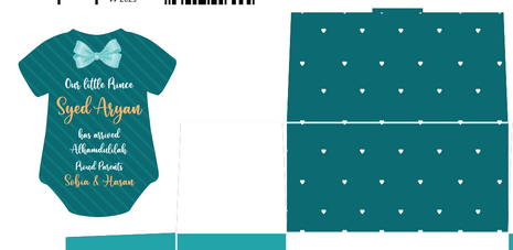 Baby Birth Announcement Boxes in Pakistan | Customized Methai & Sweet Boxes – Lowest Price