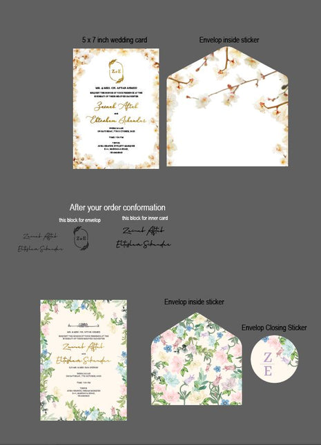 Customized Wedding Cards