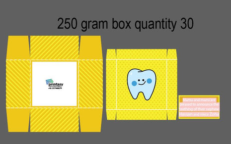 FIRST TOOTH CARD BOXES IN PAKISTAN | CUSTOMIZED MEMORY & KEEPSAKE BOXES – LOWEST PRICE