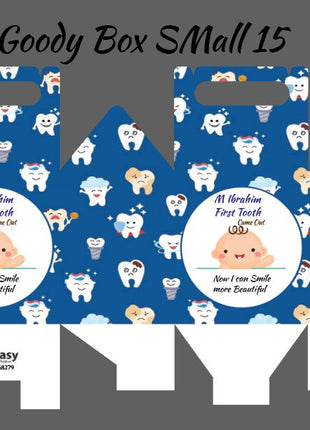 Customized First Tooth Goody Boxes – Elegant Packaging for Your Baby’s Precious Milestone