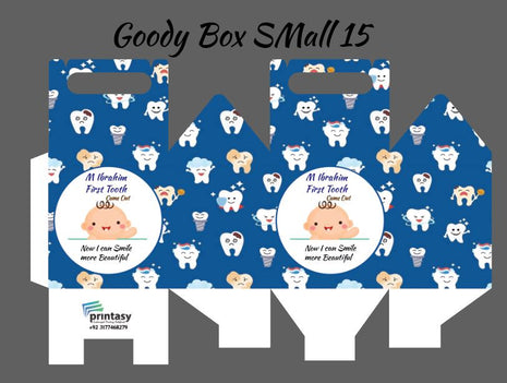 Customized First Tooth Goody Boxes – Elegant Packaging for Your Baby’s Precious Milestone