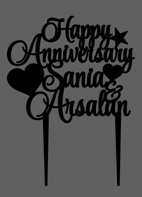 Anniversary Cake Topper