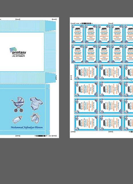 Baby Birth Announcement Boxes in Pakistan | Customized Methai & Sweet Boxes – Lowest Price