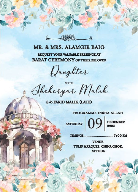 Customized Wedding Cards