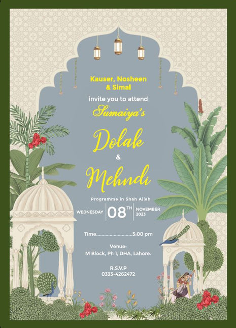 Customized Wedding Cards