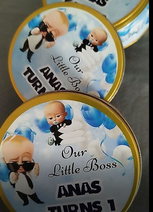 Premium Birth Announcement Tin Boxes – Custom Printed Baby Arrival Gifts & Methie Boxes in Pakistan