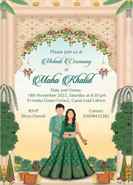 Customized Wedding Cards